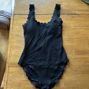 Aerie Scalloped One Piece Swimsuit